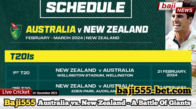 Cricketing Showdown Down Under: Australia vs. New Zealand – A Battle Of Giants